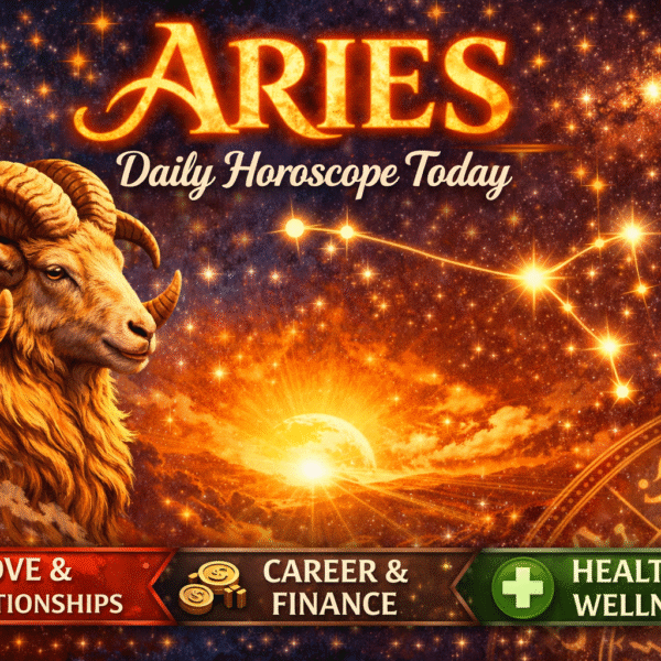 Aries Daily Horoscope Today – 21 February 2026 | Love, Career, Money & Health Predictions